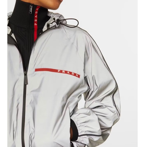 Prada Linea Rossa silver Reflex jacket XS - Picture 9 of 9